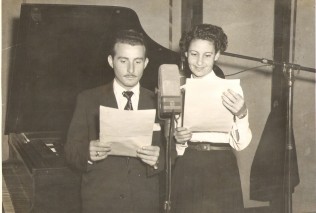 55.Arlete Cypreste e Duarte Jr. -Programa Perfume e Mulher , 1951.