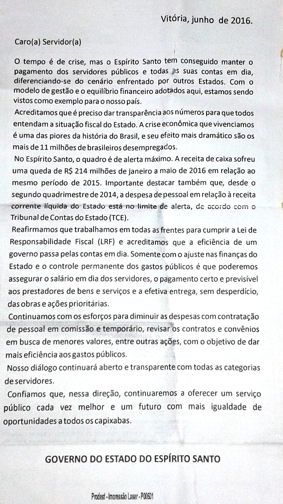 Carta Hartung Julho 2016